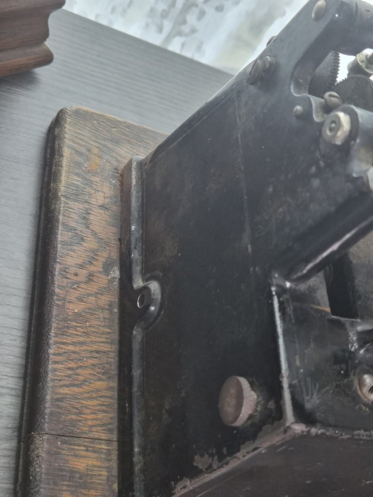 Antique Model A Edison Black Gem Phonograph