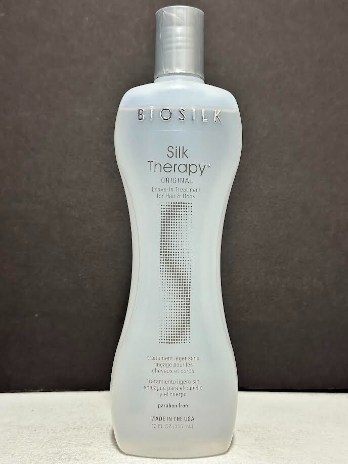 Biosilk Silk Therapy Original Leave-In Treatment For Hair & Body - 12 fl oz