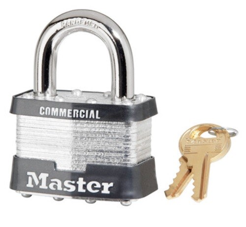Master Lock 5KA-A297  2" Laminated Keyed Alike Laminated Padlock