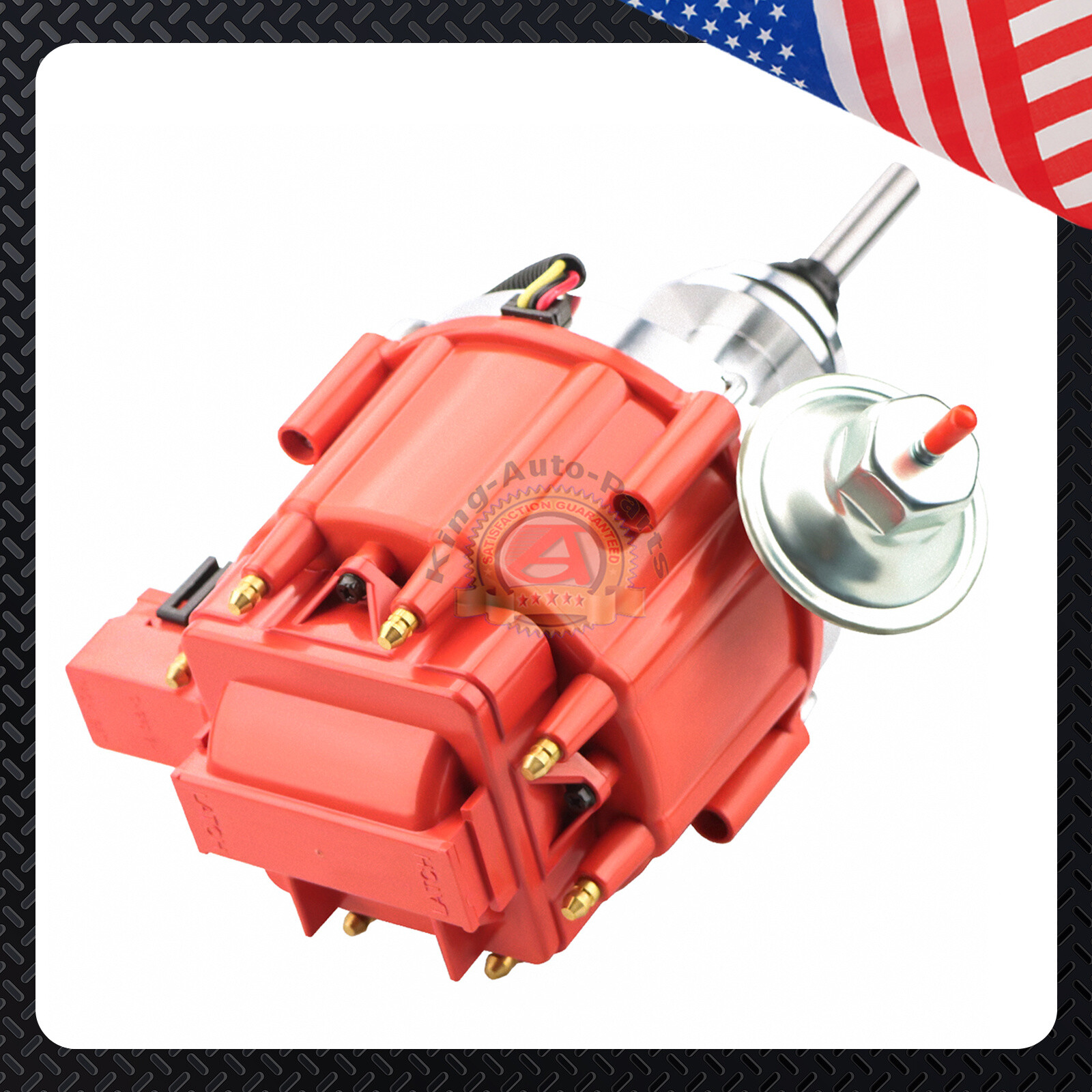 HEI Distributor&SparkPlug Wire& Free Pig Tail for Mopar Chrysler Dodge273 318 V8