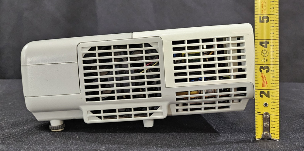 Epson PowerLite 83C EMP-83 LCD Projector VGA S-Video LAN + Cable Bundle Tested