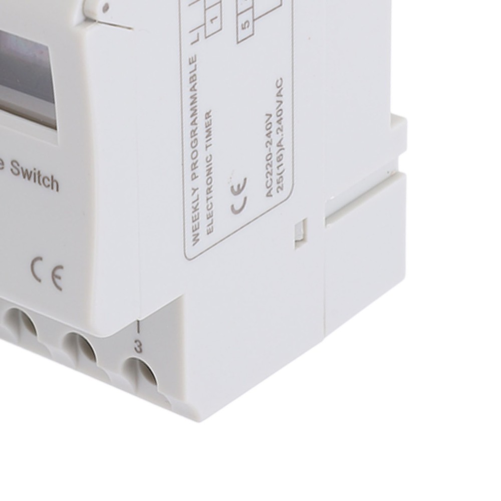 LCD Digital Timer Switch 16A Programmable Weekly Time Relay For Indoor/Outdoor