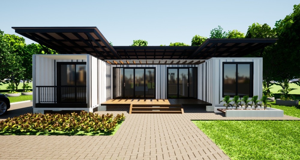 3 bedroom Container house plan