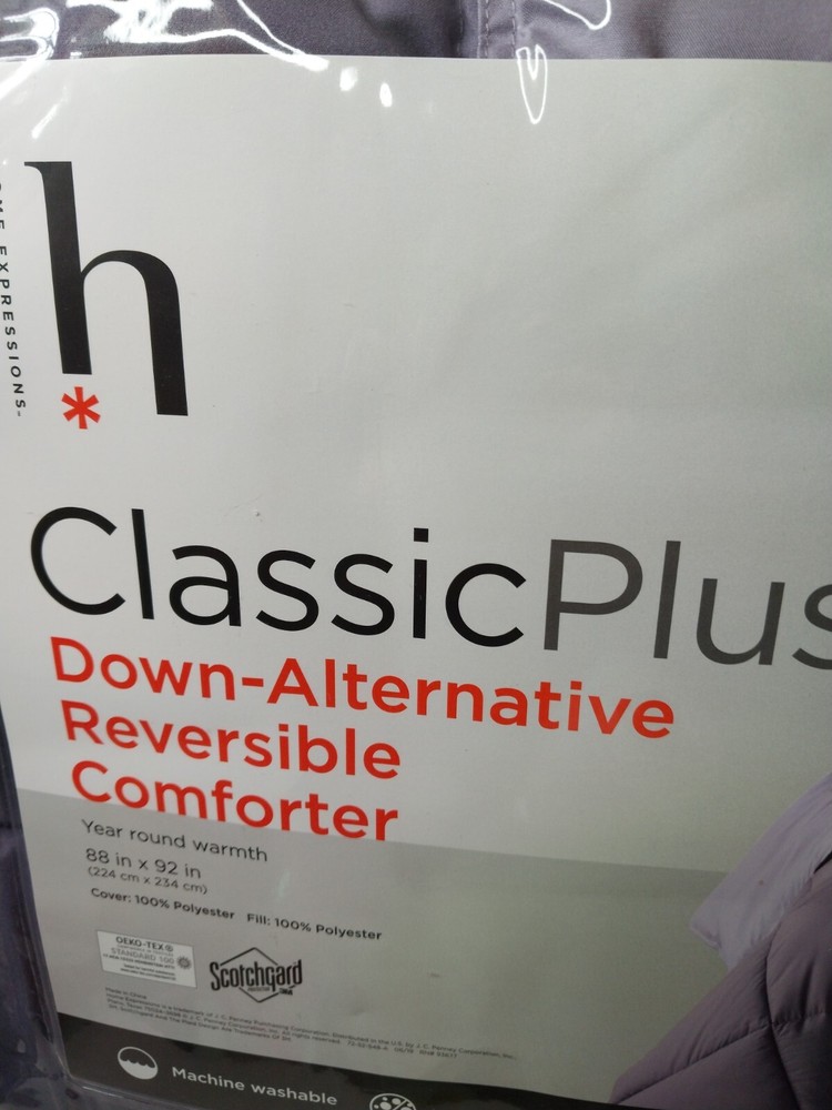 Home Expressions Classic Plus Down Alternative Reversible Comforter Full/Queen