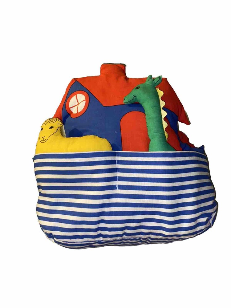Vintage Cut N Sew Noah’s Arc W Animals Complete Plush EUC
