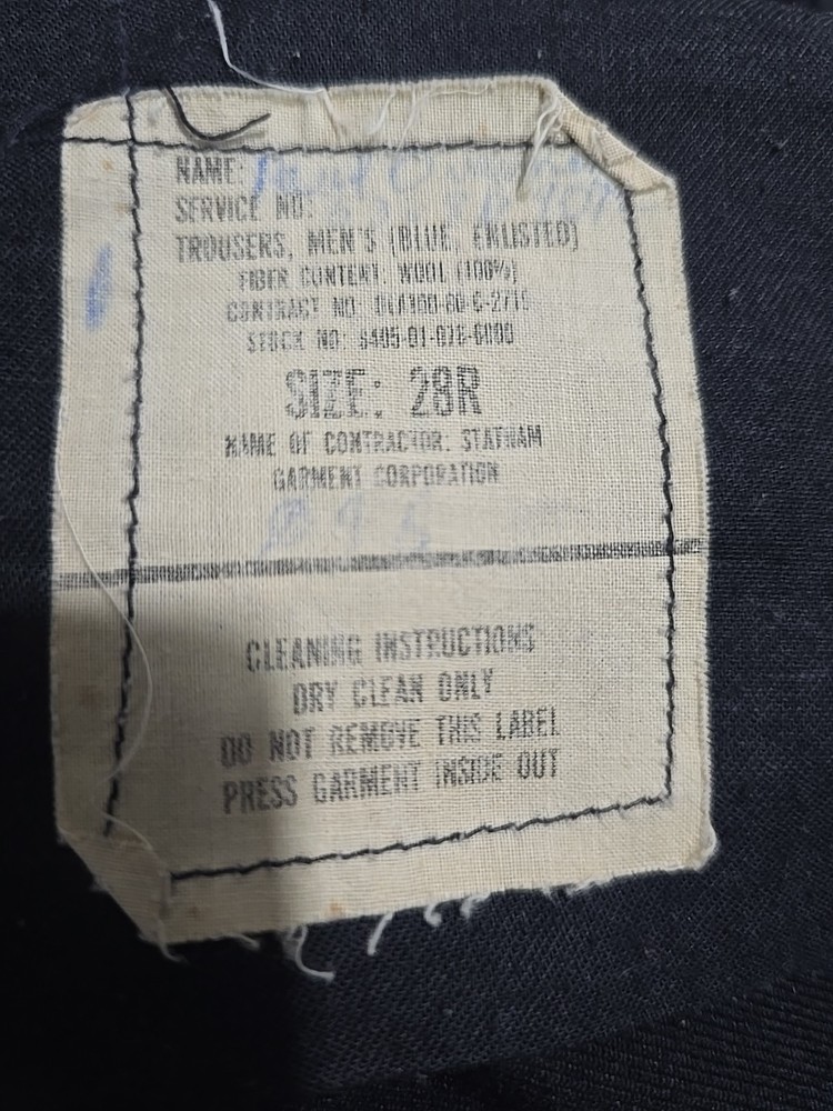 vintage us navy sailor pants