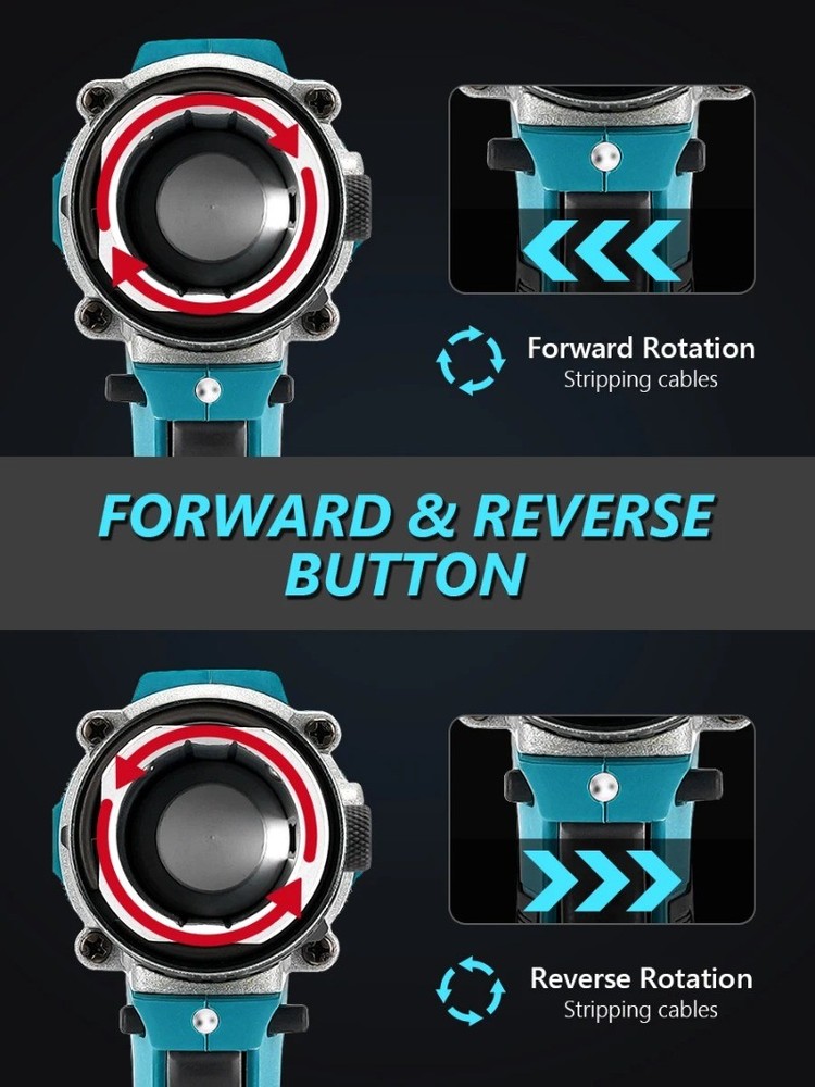 Battery Electric Cable Stripping Tool EXB50-300 Wire Quick Cutting Stripper