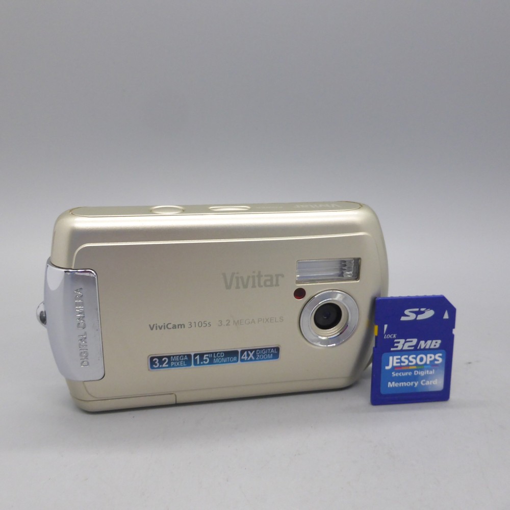 Vivitar Digital Camera Vivicam 3105s 3.2MP Silver Tested