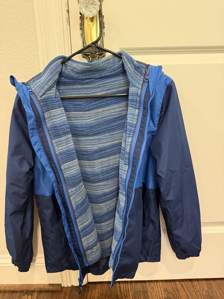 Boys Eddie Bauer 2 in one jacket size large 14/16