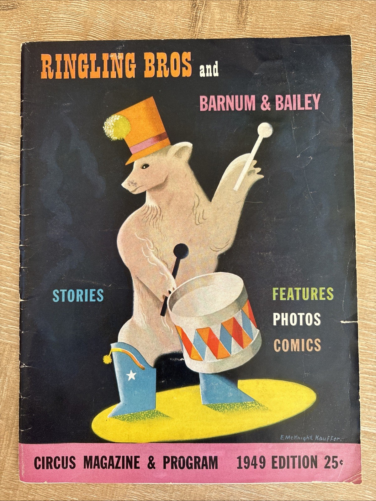 RINGLING BROS and Barnum & Bailey Circus 1949 Vintage Program Magazine