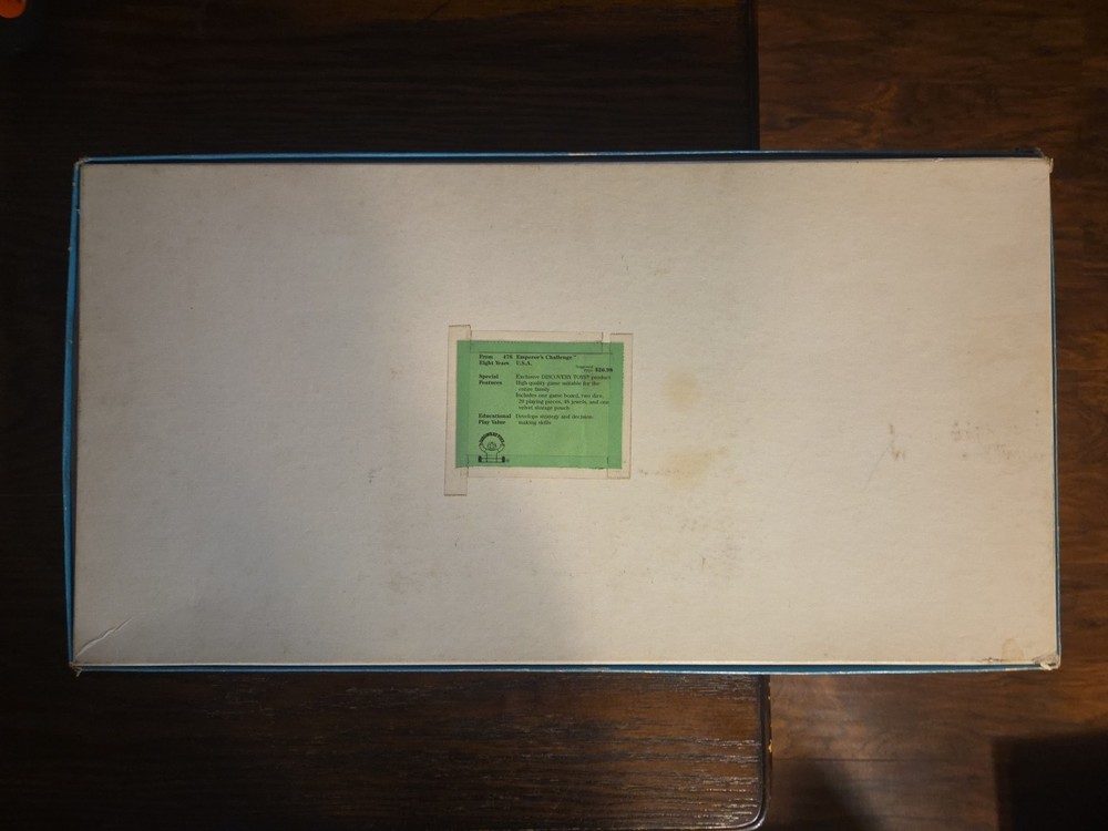 RARE Vintage 1986 Emperor's Challenge Board Game - Complete