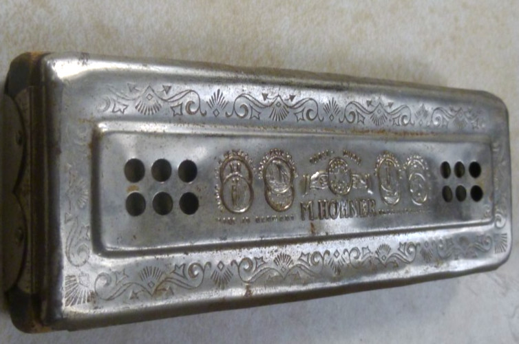 Harmonica ECHO M HOHNER GERMANY (H) BIIG SIZE WITH TWO ROW FROM EACH SIDE