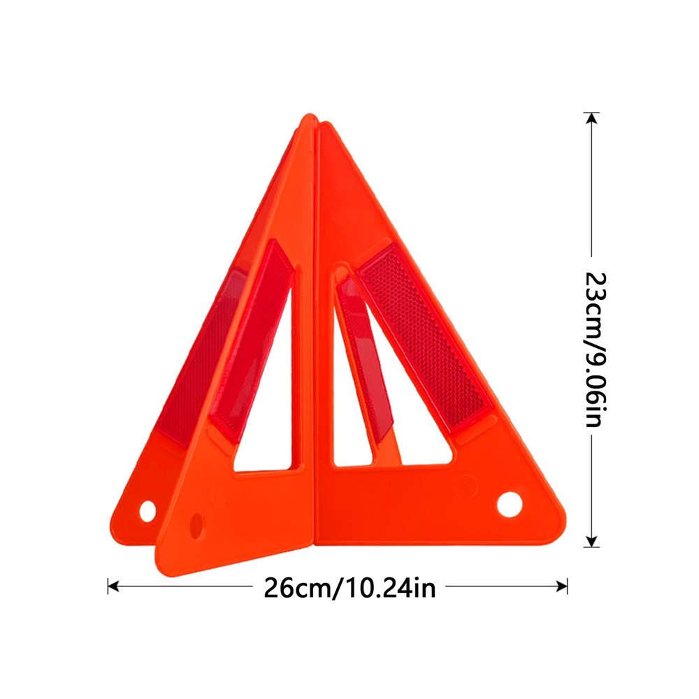 Safety Triangle Reflective Vehicles Warning Symbol Non-Slip Compact