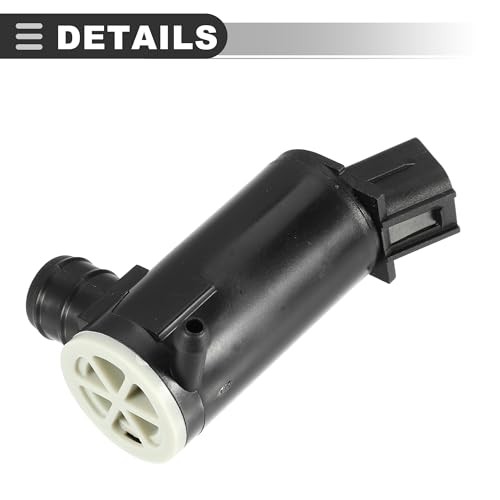 Windshield Washer Motor Pump Replacement, for Kia Optima 2011-2016, Plastic,