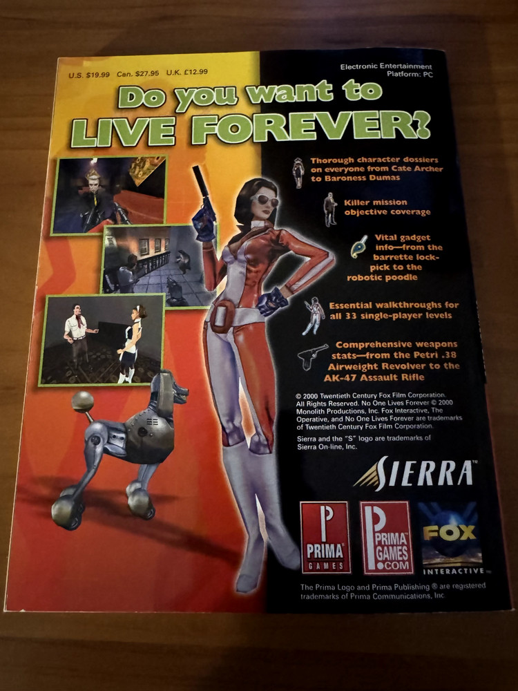 No One Lives Forever - Prima's Official Strategy Guide