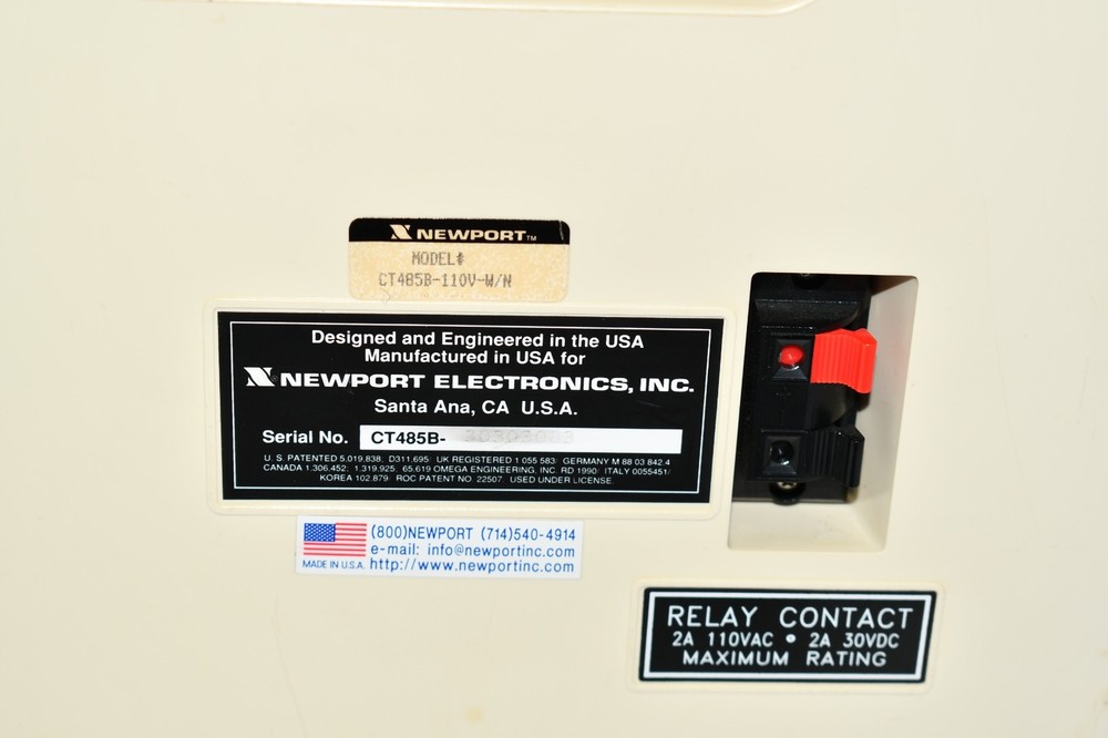 NRC Electronics CT485B-110V-W/N Spiral Chart Recorder