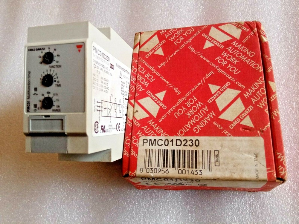 CARLO GAVAZZI PMC01D230 MULTIFUNCTION TIMER NEW