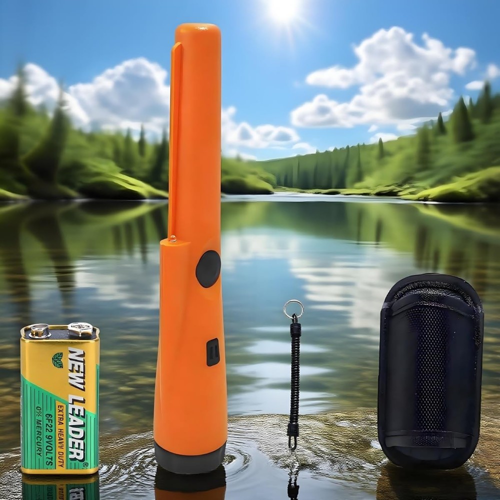 Metal Detector Pinpointer - Waterproof Handheld Pin Pointer Wand - Search Tre...