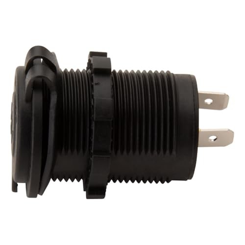 12 Volt Power Socket Panel Mount