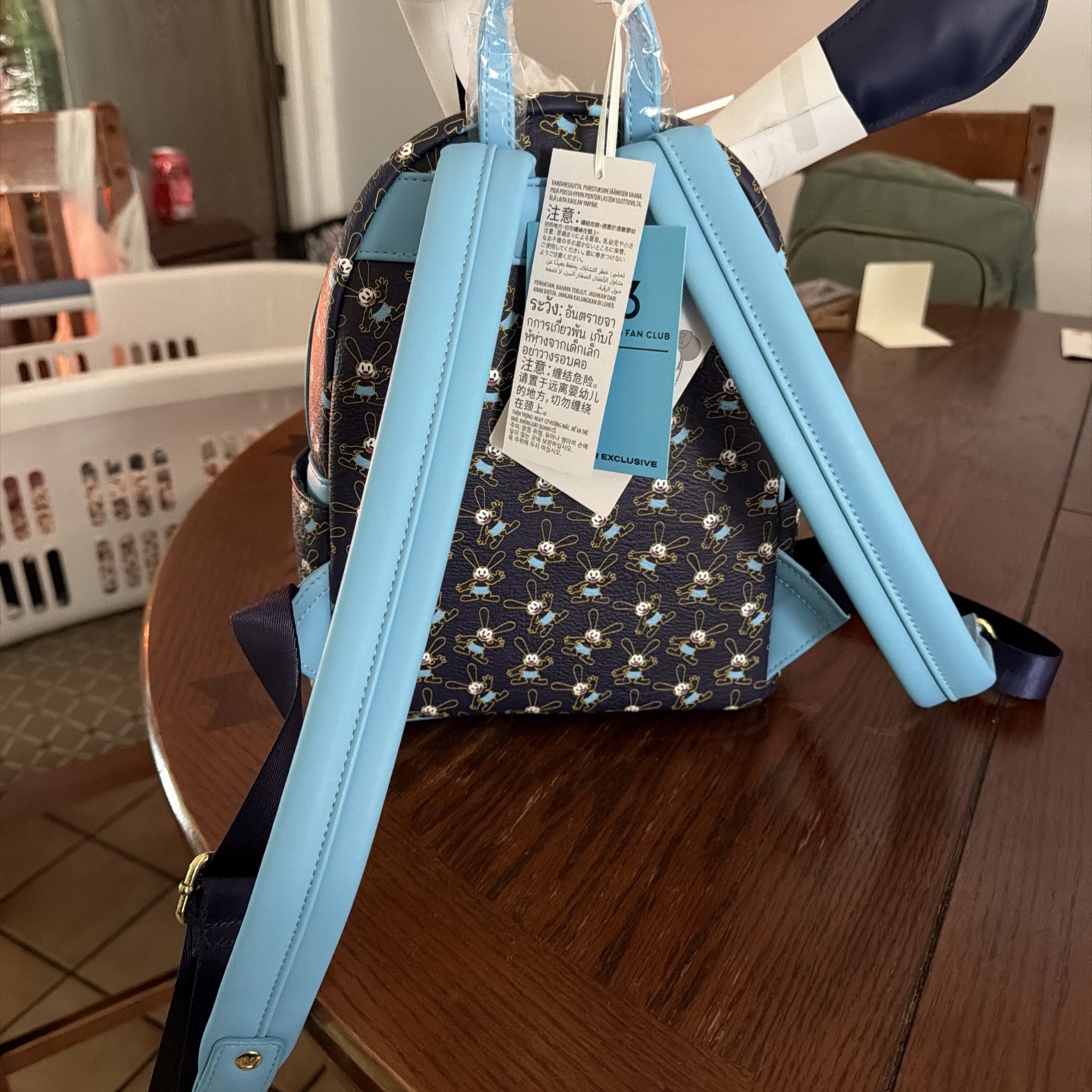 Disney D23 Fan Club Oswald Backpack And Ears Set Brand New Loungefly Awesome!!!!