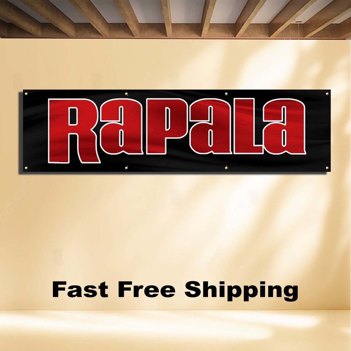 RAPALA FISHING 2'X8' BANNER FLAG