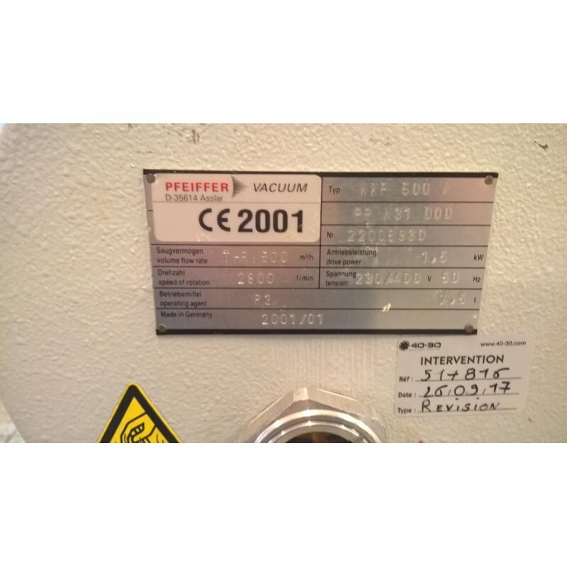 Pumping system Pfeiffer UNO 120A / WKP500A