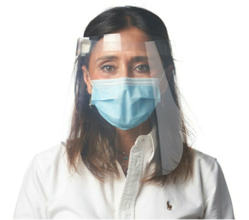 500 Pack Plastic Face Shields - Protective Face Shield for Adults Adjustable