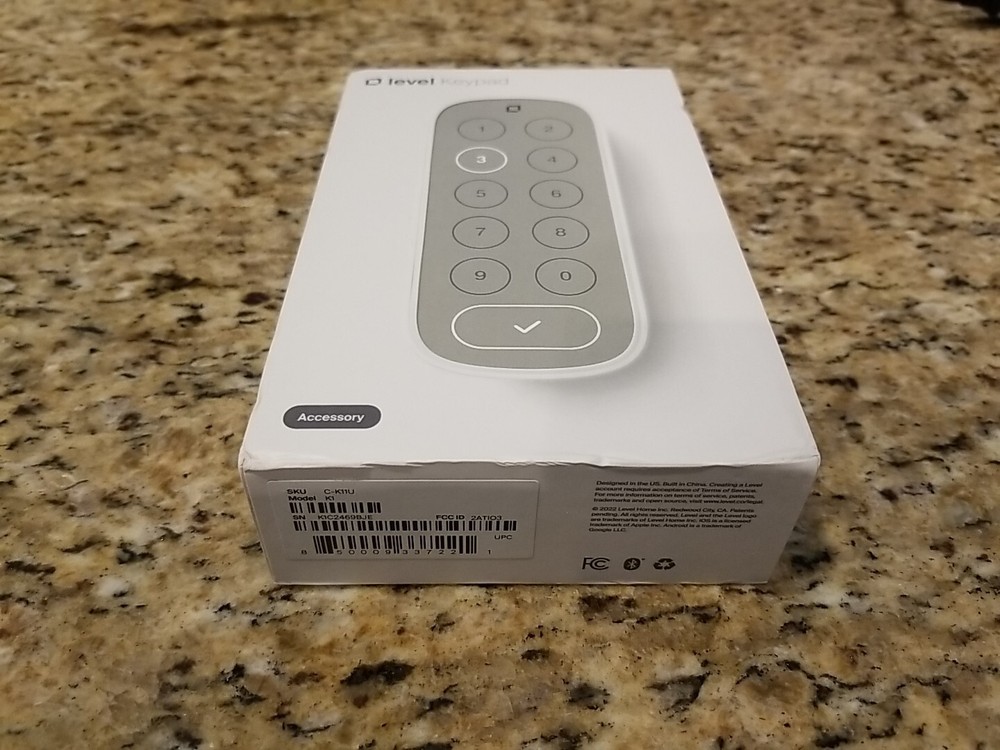 Level Keypad C-K11U for Level Smart Lock *Missing mounting bracket*