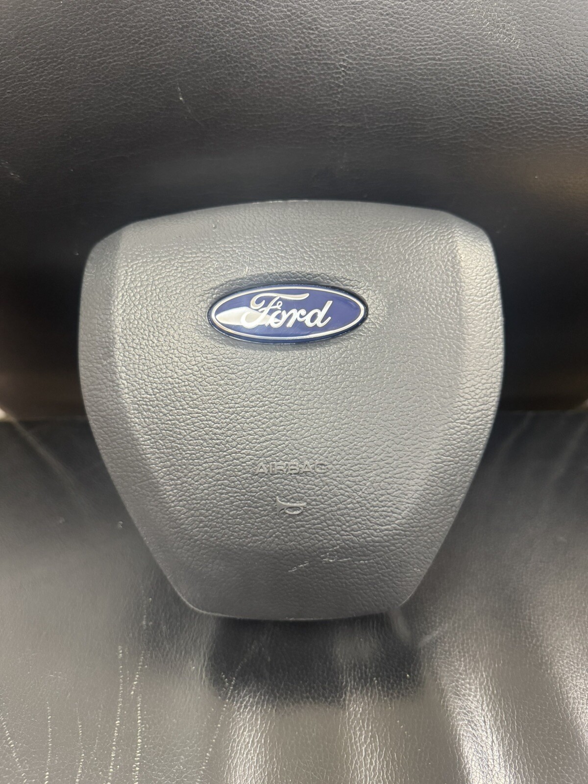 2017-2024 Ford F-250 F-350 SD Driver Wheel Airbag BLACK W/1PLUG HC3B-25042B85-AE