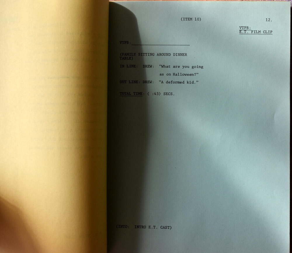 1983 " Movie Blockbusters! " CBS Television Original Screenplay Script