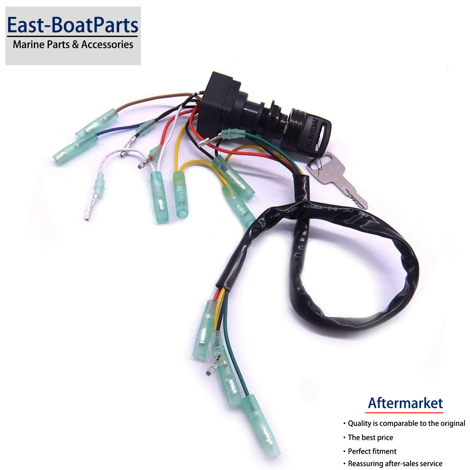 Ignition Main Key Switch for Yamaha 100 115 130 140 150 175 200 HP 703-82510-43