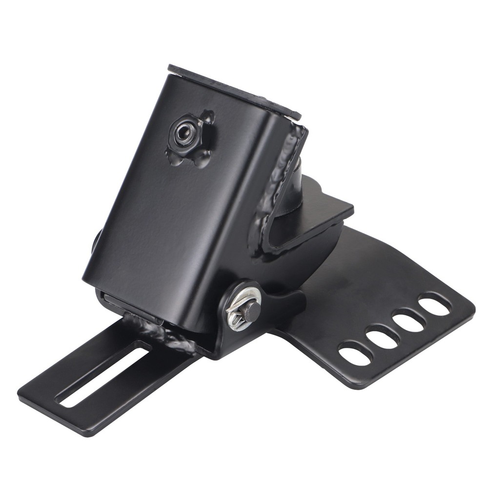 Black Plug-In Driver Rider Backrest Pad For Harley Road King Electra Glide FLHT