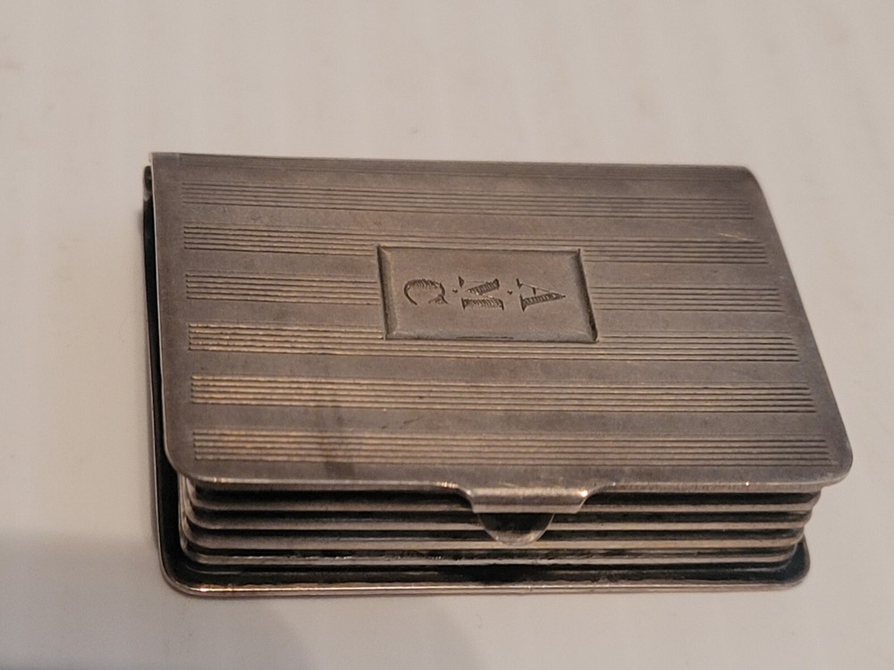 Napier Sterling Match/Pill Box