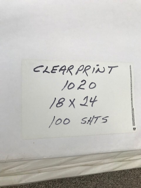 Clearprint 1020 18" x 24" 100 Sht Pack