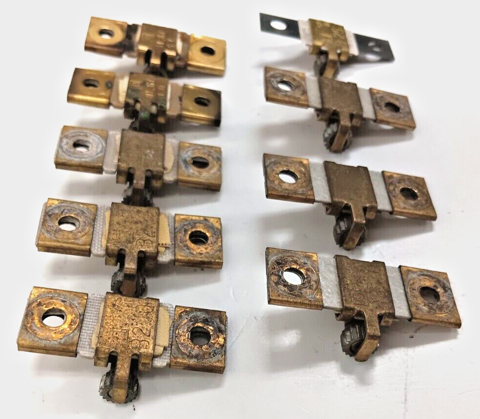 ASSORTED LOT OF 9 SQUARE D OVERLOAD RELAY THERMAL UNIT
