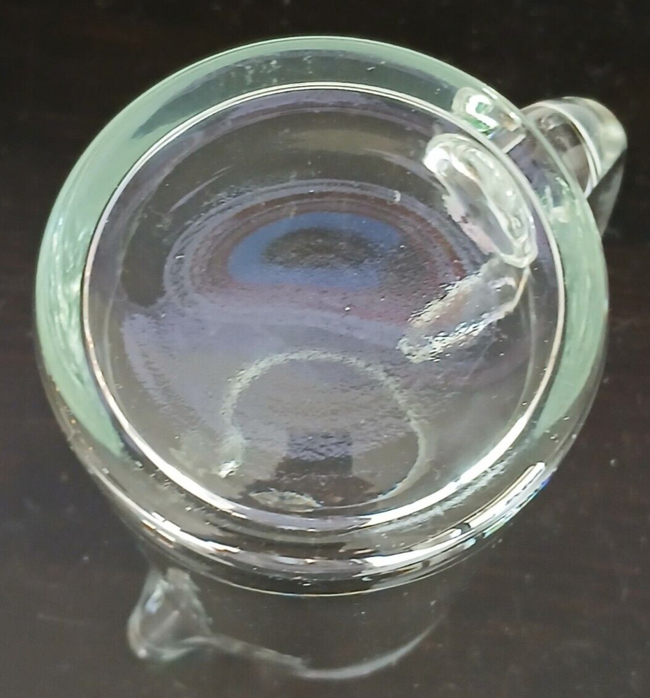Clear Glass Pitcher 5.75" Tall