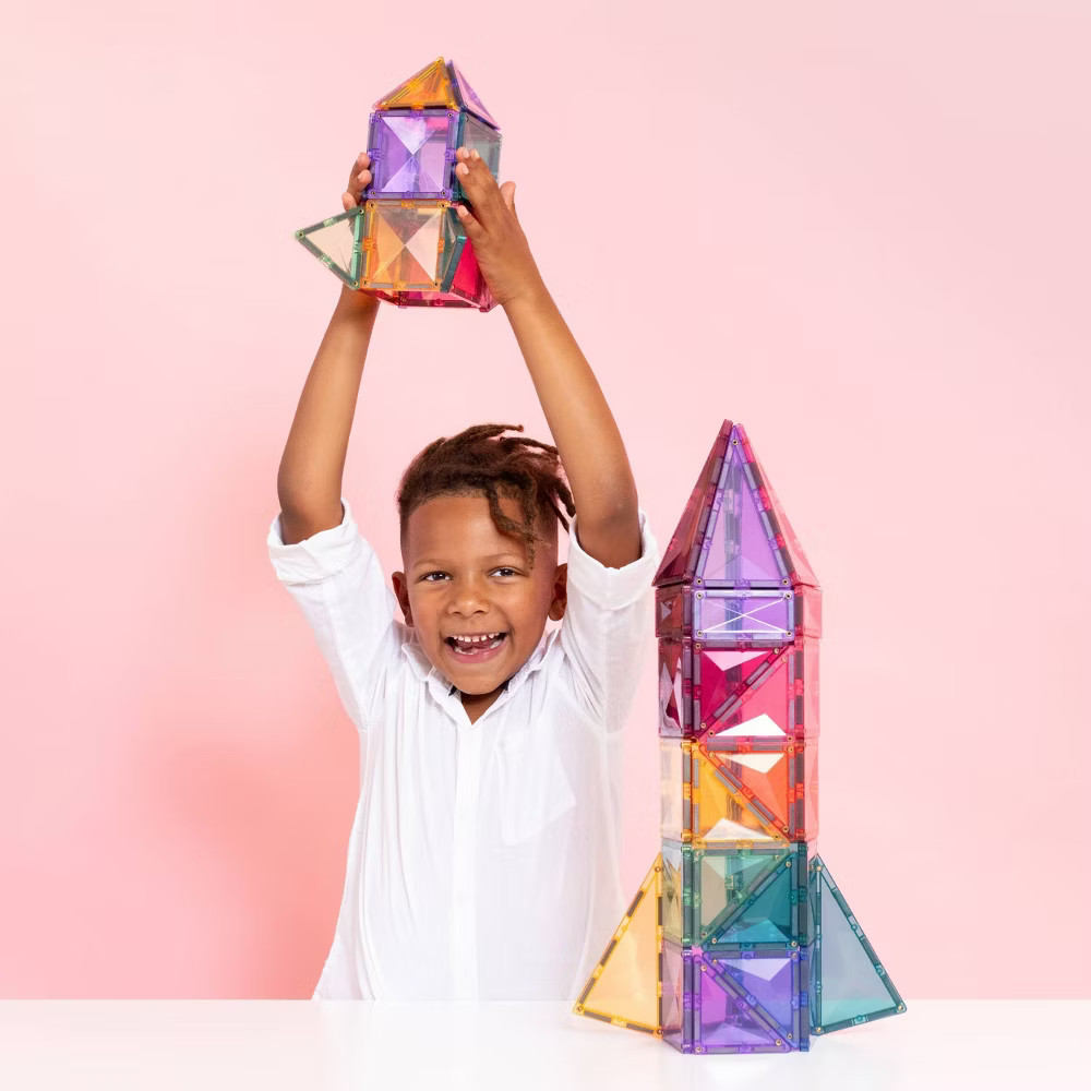 CONNETIX Magnetic Tiles Pastel Classic Pack 56pc