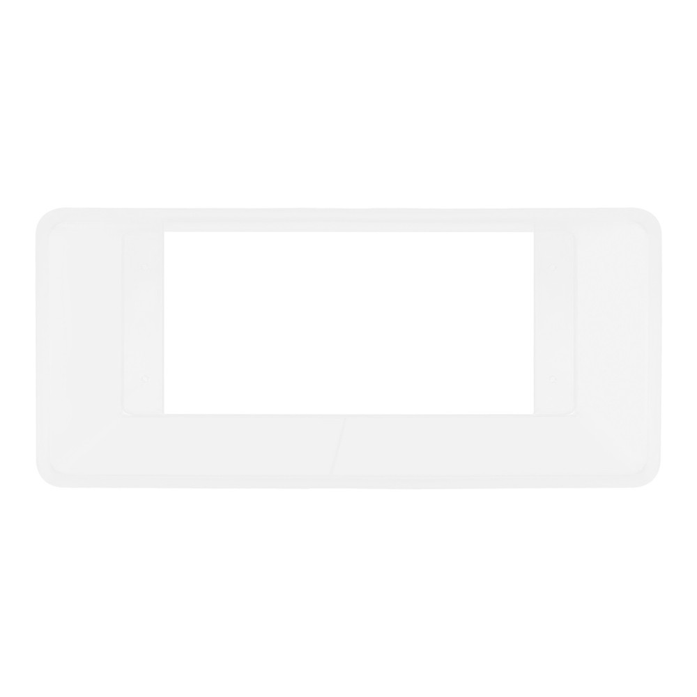 Wall-Mounted Bedside Table Acrylic Floating Nightstand No Assembly Required