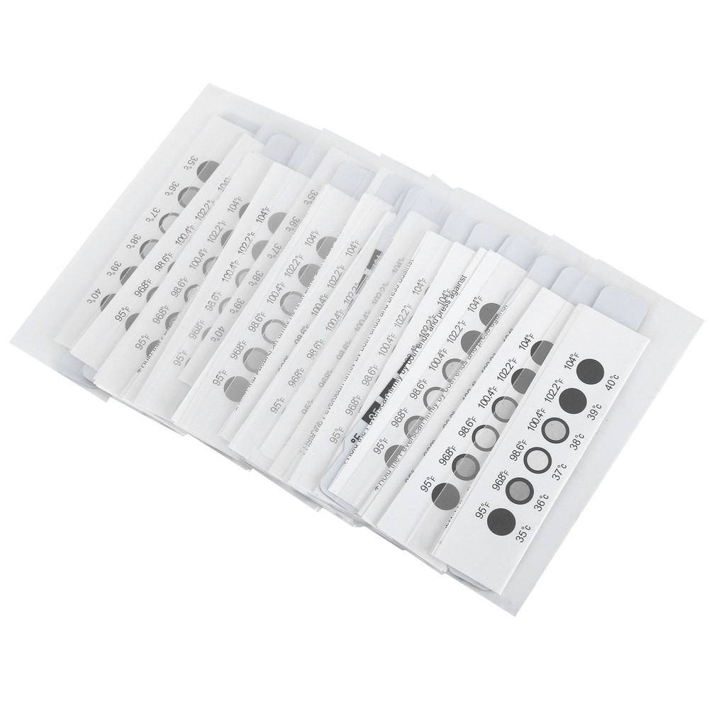 20pcs Reusable Forehead Thermometer Strips For Quick Temperature Measurement For