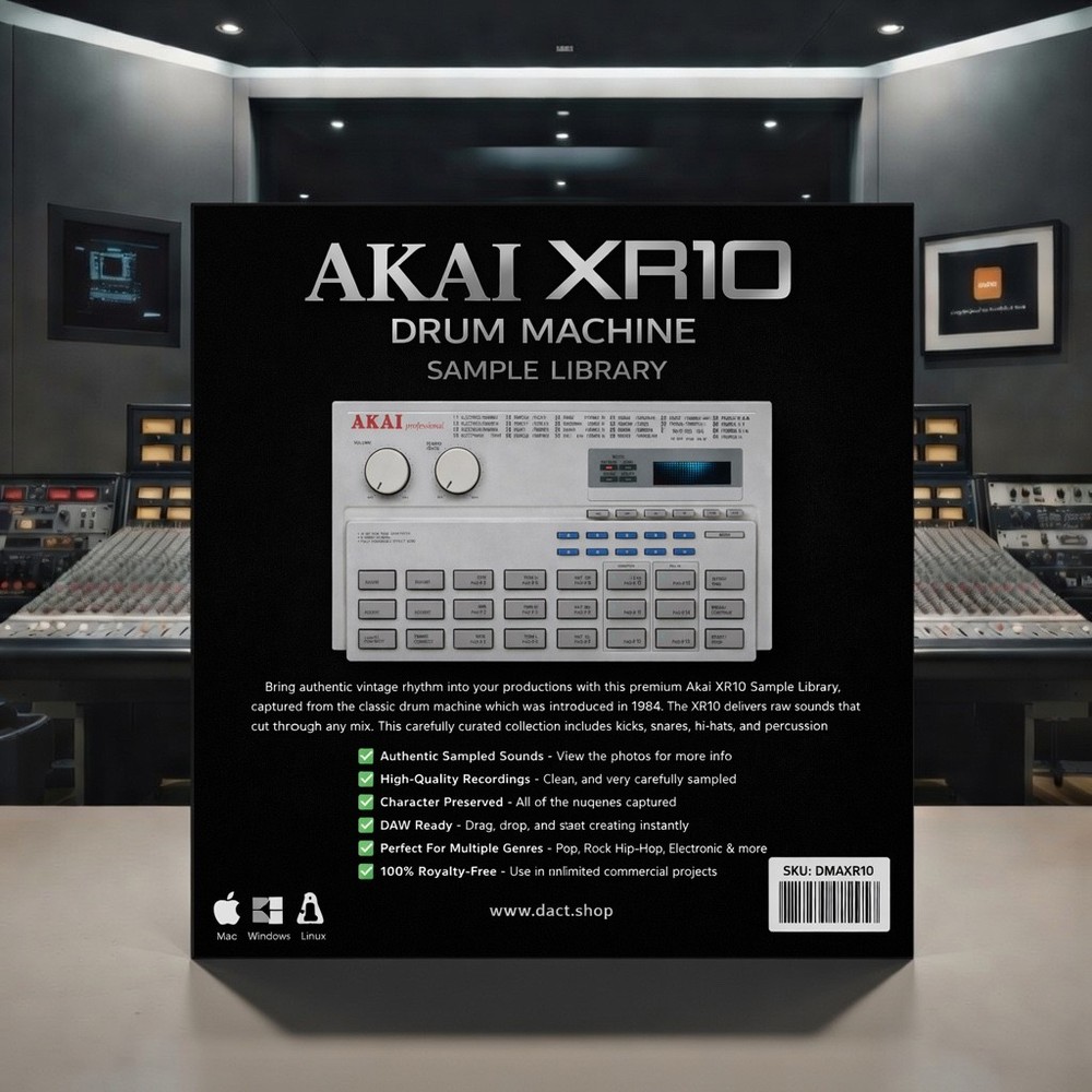 Akai XR10 Drum Machine Sample Library