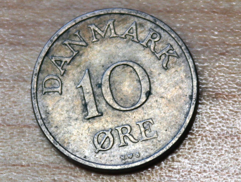 1953 Denmark 10 Ore