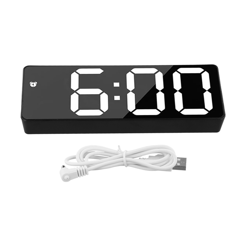 Voice Control Electronic Clock with Colorful Screen for Easy Time Viewing