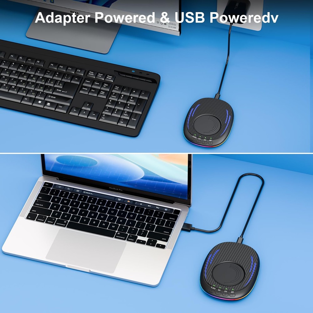 Undetectable Mouse Mover,Ultra-Thin & Silent Mouse Jiggler with Timer,Driver-...