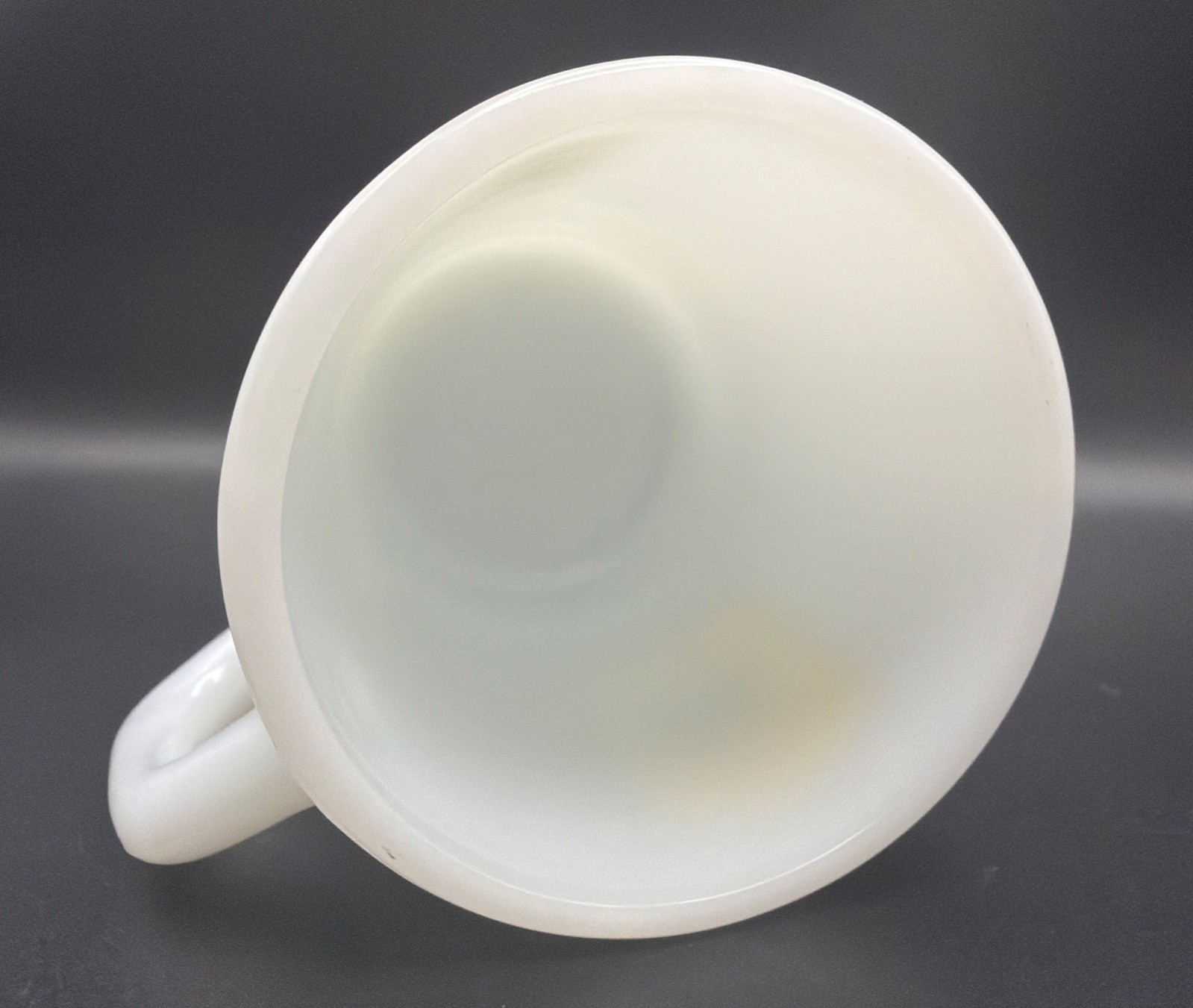 Rare Vtg Super 8 Motel Coffee Cup Mug Freshpot Milk Glass White Advertising Mex