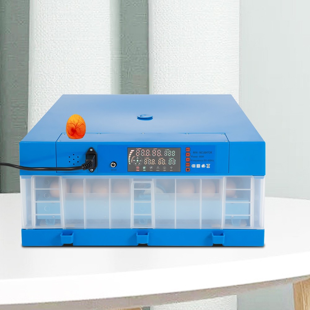 48 egg incubators with fully automatic function and dual power supply 110V