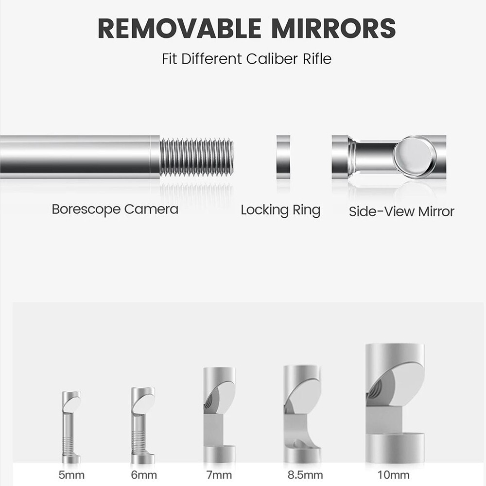 Teslong Rigid Rifle Borescope 4.5" Monitor Fits .20 Caliber & Larger 26inch Rod