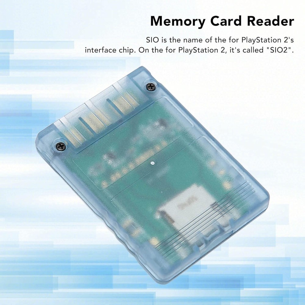 MX4SIO SD Card Adapter for PS2, Memory Card Expansion for SIO Replacement Mem...