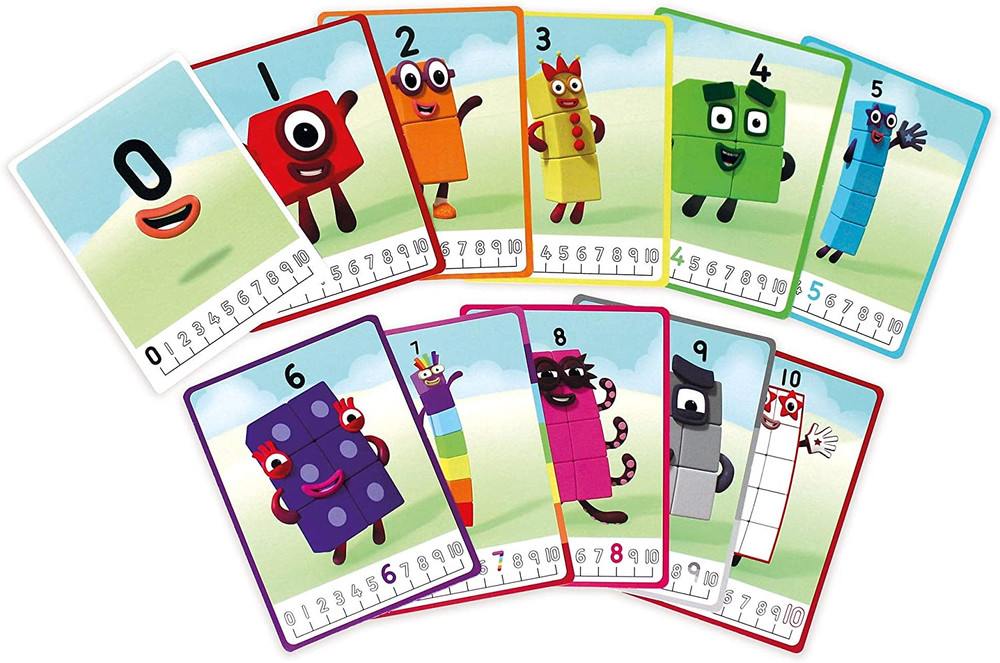 Hand2Mind Mathlink Cubes Numberblocks 1-10 Activity Set, 30 Preschool Learning A