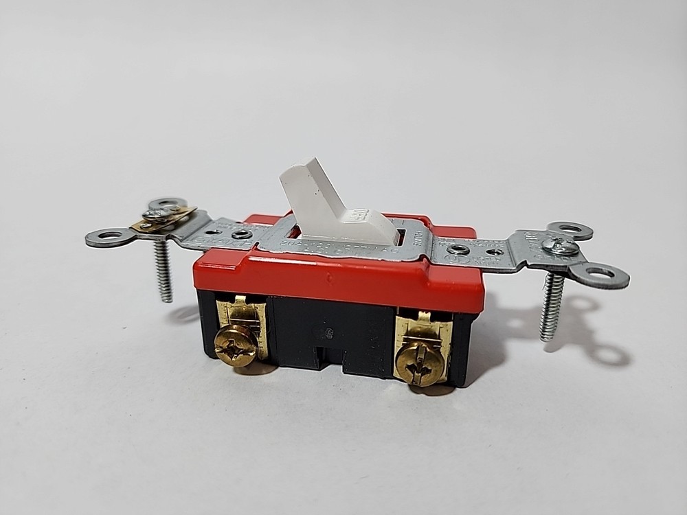 NEW 1221-2W 20-Amp, 120/277-Volt, Toggle Single-Pole AC Quiet Switch