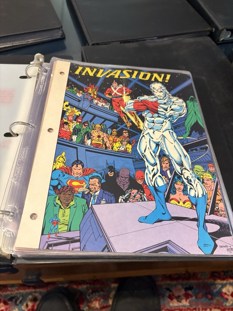 Comic Book Bio Binder